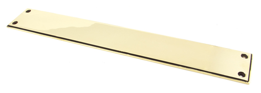 View 45384 - Aged Brass 425mm Art Deco Fingerplate FTA offered by HiF Kitchens