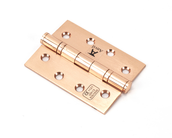 View 46526 - Polished Bronze 4'' Ball Bearing Butt Hinge (pair) ss - FTA offered by HiF Kitchens