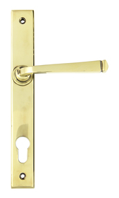 View 90354 - Aged Brass Avon Slimline Lever Espag. Lock Set FTA offered by HiF Kitchens