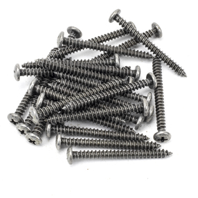 View 91205 - Pewter 10x2'' Round Head Screws (25) - FTA offered by HiF Kitchens