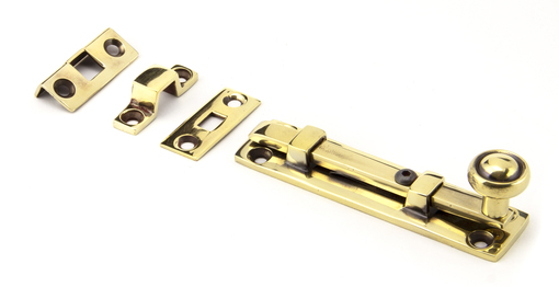 View 92007 - Aged Brass 4'' Universal Bolt FTA offered by HiF Kitchens