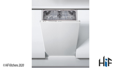 View Indesit Dishwasher Integrated 45cm 10 Place Setting DSIE2B10 offered by HiF Kitchens