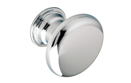 View Wath CF6420 Knob Polished Chrome Central Hole Centre offered by HiF Kitchens