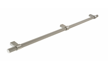 View Knurled H1126.448.SS Bar Handle Polished Stainless Steel 448mm Hole Centre offered by HiF Kitchens