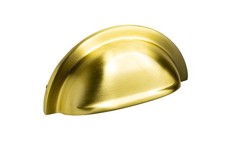Added Collingwood H1127.76.SB Cup Handle Satin Brass To Basket