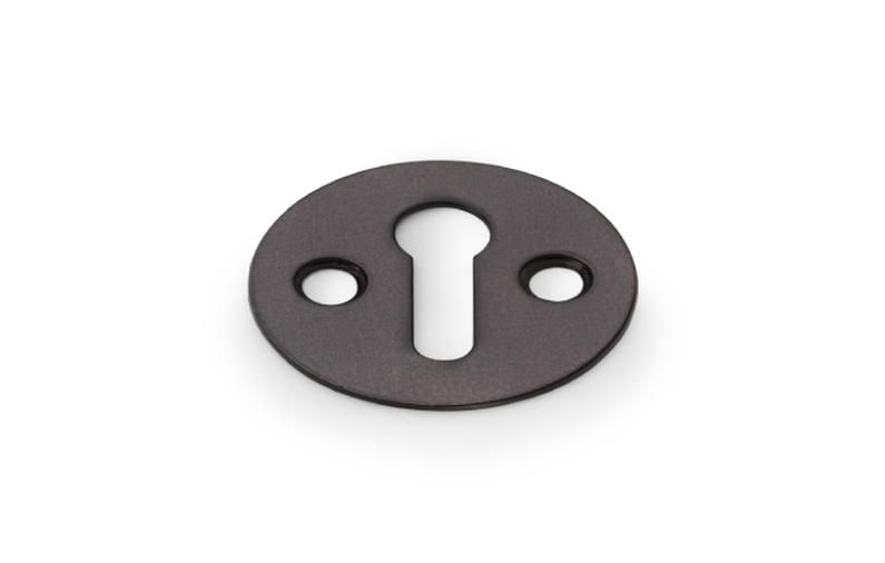 Alexander & Wilks Victorian Standard Profile Escutcheon - Dark Bronze Image 1