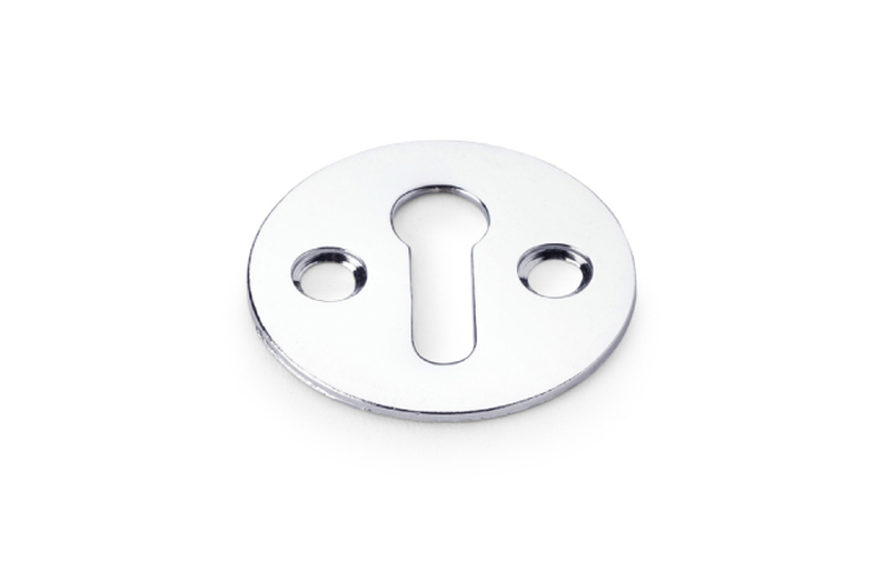 Alexander & Wilks Victorian Standard Profile Escutcheon - Polished Chrome Image 1