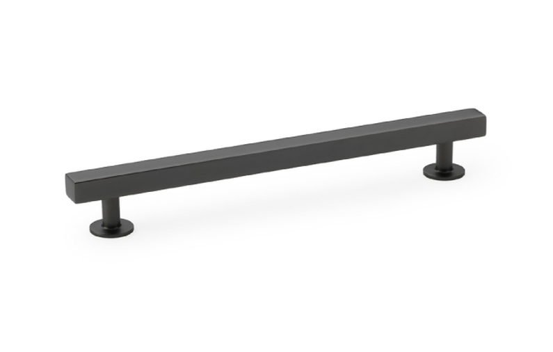 Alexander & Wilks Square T-Bar Cabinet Pull Handle - Dark Bronze - Centres 160mm Image 1