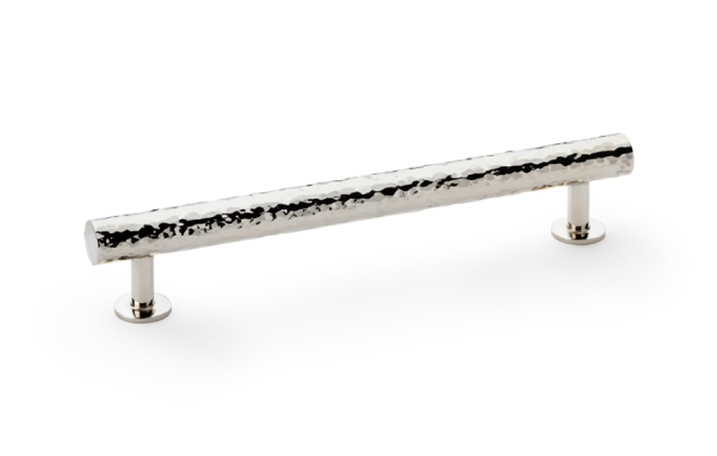 Alexander & Wilks Leila Hammered Cabinet Pull - Polished Nickel Image 1