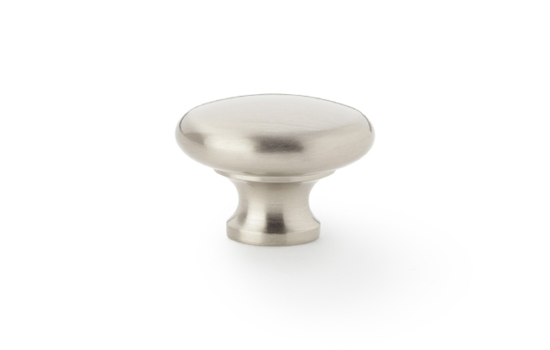 Alexander & Wilks Wade Round Cupboard Knob - Satin Nickel - 32mm Image 1