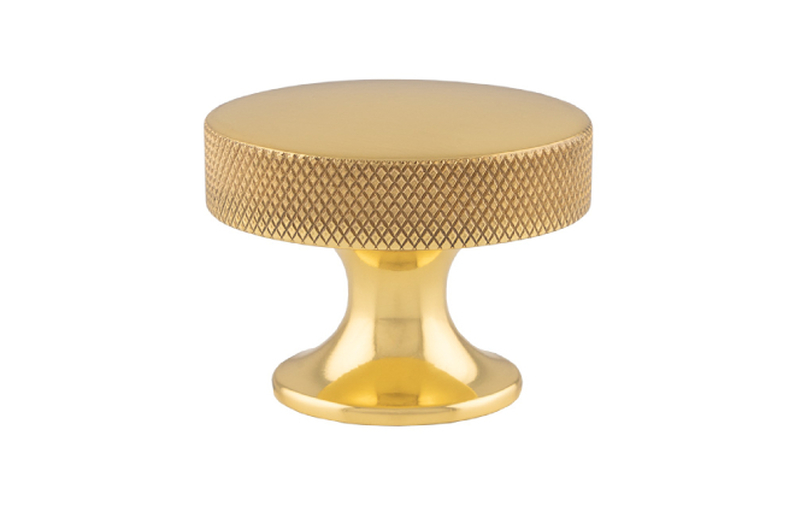 Alexander & Wilks Berlin Cupboard Knob - Polished Brass - 38mm Image 1