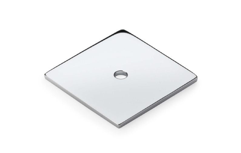 Alexander & Wilks Quantock Square Backplate - Polished Chrome Image 1