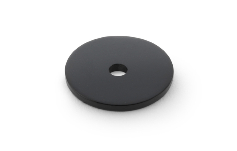 Alexander & Wilks Circular Backplate - Black - Diameter 25mm Image 1