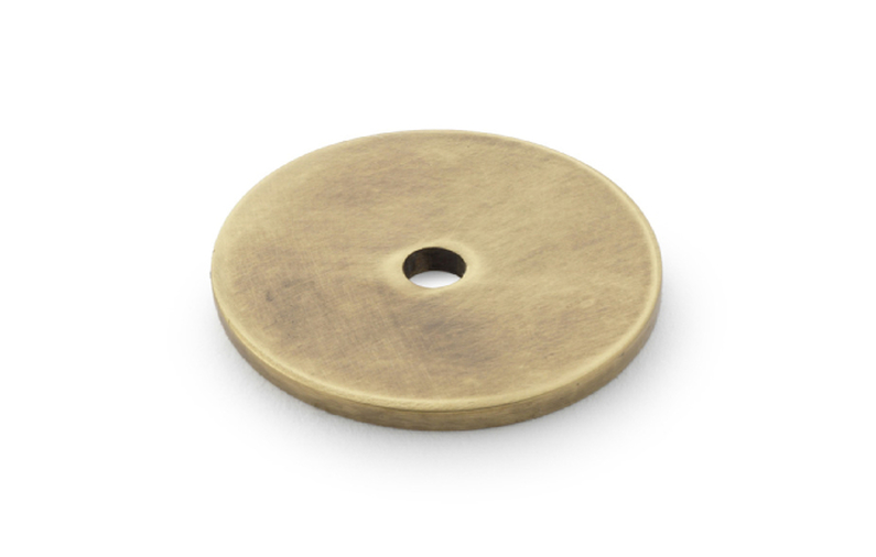 Alexander & Wilks Circular Backplate - Antique Bronze - Diameter 30mm Image 1