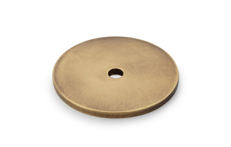 Alexander & Wilks Circular Backplate - Antique Bronze - Diameter 35mm Image 1