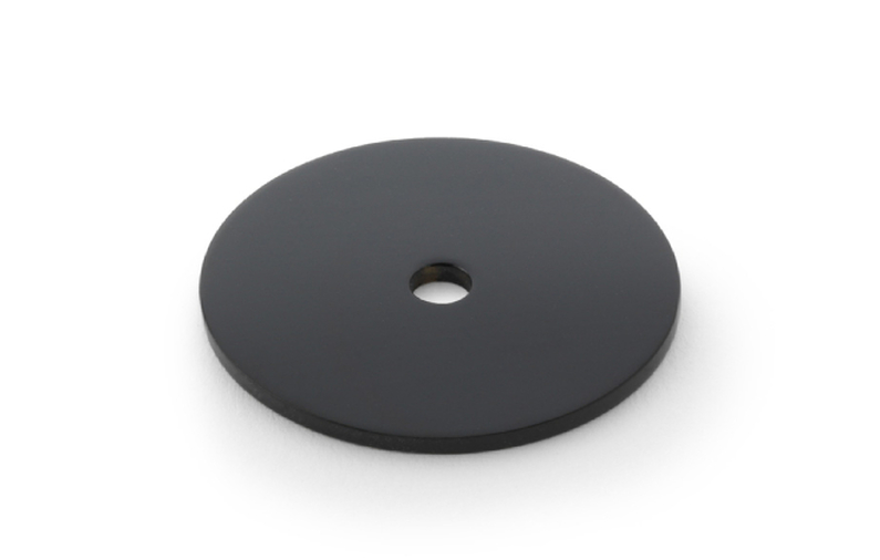 Alexander & Wilks Circular Backplate - Black - Diameter 35mm Image 1