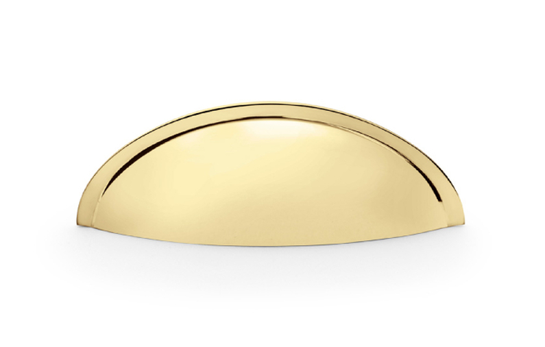 Alexander & Wilks Quieslade Cup Handle - Polished Brass Image 1