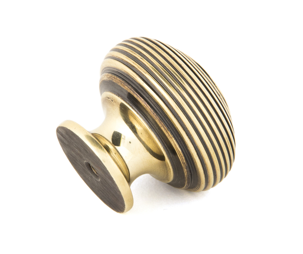 From The Anvil 83866 Aged Brass Beehive Cabinet Knob UK