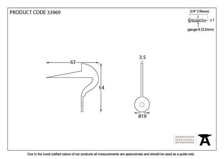 33969 - Black Frame Keep Pin - FTA Image 2