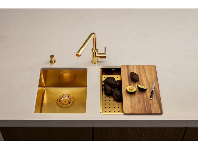Alveus Sink Quadrix 60 Copper for Cabinet 800-900mm Single Bowl Image 6