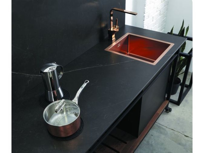 Alveus Sink Quadrix 60 Gold for Cabinet 800-900mm Single Bowl Image 9