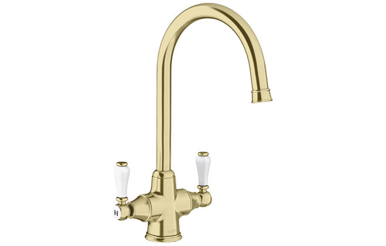 Blanco Vicus Twin Lever Chrome Kitchen Tap 524284 Image 2