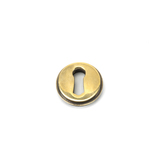 45683 - Aged Brass Round Escutcheon (Plain) FTA Image 3 Thumbnail