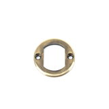 45683 - Aged Brass Round Escutcheon (Plain) FTA Image 5 Thumbnail