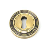 45685 - Aged Brass Round Escutcheon (Beehive) FTA Image 1 Thumbnail
