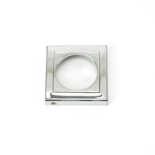 45690 - Polished Chrome Round Escutcheon (Square) - FTA Image 2