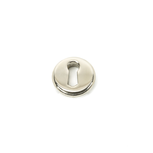 45692 - Polished Nickel Round Escutcheon (Art Deco) - FTA Image 3