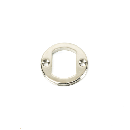 45692 - Polished Nickel Round Escutcheon (Art Deco) - FTA Image 5