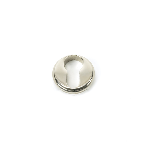 45716 - Polished Nickel Round Euro Escutcheon (Art Deco) - FTA Image 3