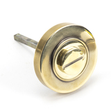 45731 - Aged Brass Round Thumbturn Set (Plain) FTA Image 2 Thumbnail
