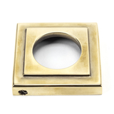 45734 - Aged Brass Round Thumbturn Set (Square) FTA Image 3 Thumbnail