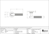 46097 - Aged Bronze Brompton Lever on Rose Set (Plain) FTA Image 3 Thumbnail