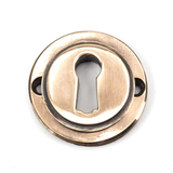 46117 - Polished Bronze Round Escutcheon (Plain) - FTA Image 4 Thumbnail