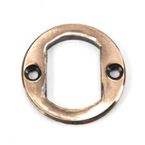 46117 - Polished Bronze Round Escutcheon (Plain) - FTA Image 5 Thumbnail