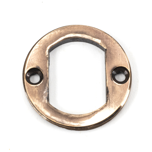 46117 - Polished Bronze Round Escutcheon (Plain) - FTA Image 5