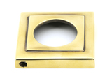 50020 - Aged Brass Newbury Lever on Rose Set (Square) - U - FTA Image 2 Thumbnail