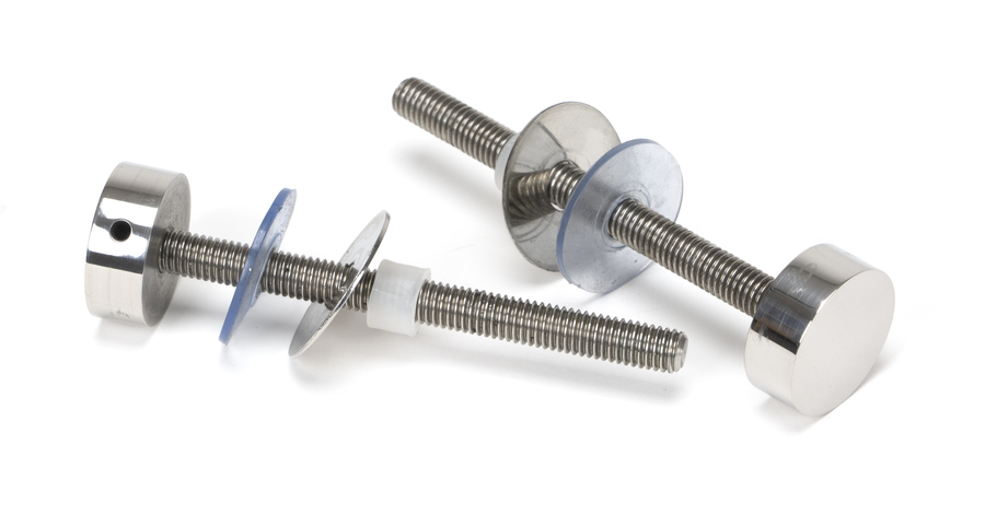 50272 - Polished SS (304) 100mm Bolt Fixings for T Bar (2) - FTA Image 1