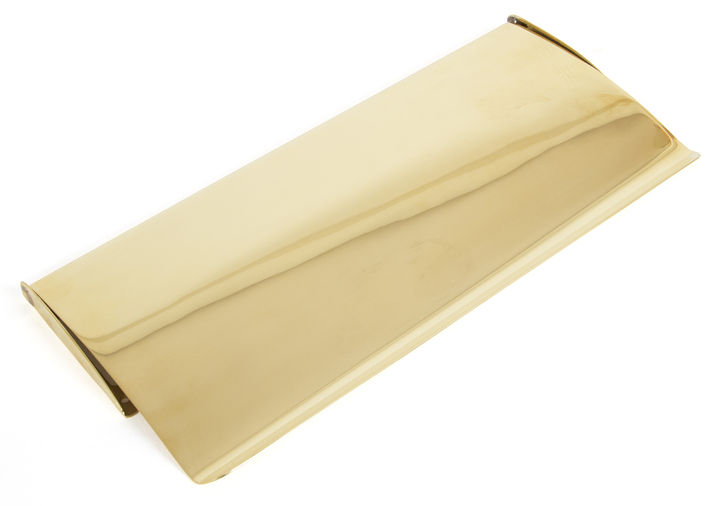 33061 - Polished Brass Small Letter Plate Cover - FTA Image 1