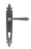33068 - Pewter Cromwell Lever Espag. Lock Set - FTA Image 1 Thumbnail