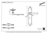 33116 - Black Cromwell Lever Lock Set - FTA Image 2 Thumbnail