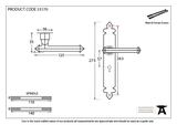 33170 - Beeswax Tudor Lever Lock Set - FTA Image 2 Thumbnail