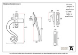 33211 - Beeswax Locking Monkeytail Fastener - LH - FTA Image 2 Thumbnail