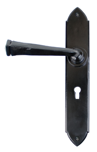 33276 - Black Gothic Lever Lock Set - FTA Image 1