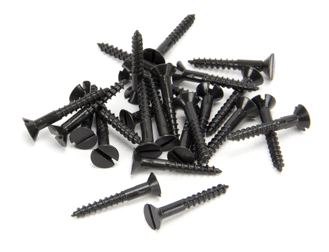 33422 - Black 6 x 1'' Countersunk Screws (25) - FTA Image 1