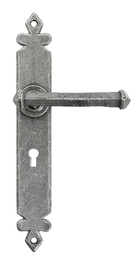 33608 - Pewter Tudor Lever Lock Set - FTA Image 1