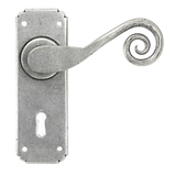 33615 - Pewter Monkeytail Lever Lock Set - FTA Image 1 Thumbnail